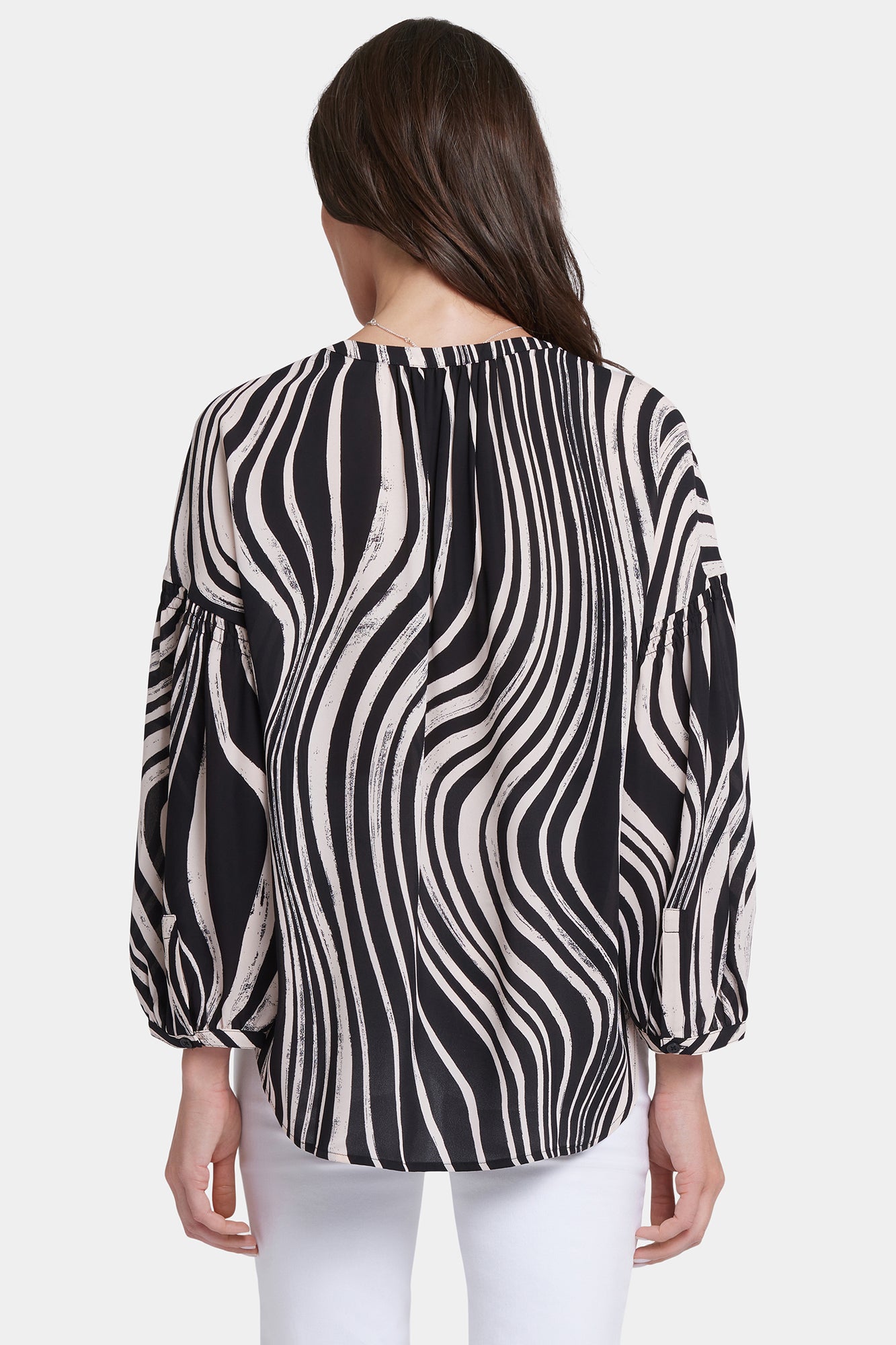 NYDJ Paulina Peasant Blouse - Las Carreras
