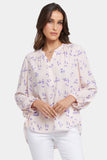 NYDJ Puff Sleeved Popover Top - Serra de Mar