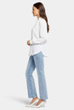 NYDJ Hannah Blouse  - Optic White