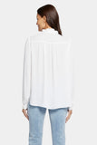 NYDJ Hannah Blouse  - Optic White