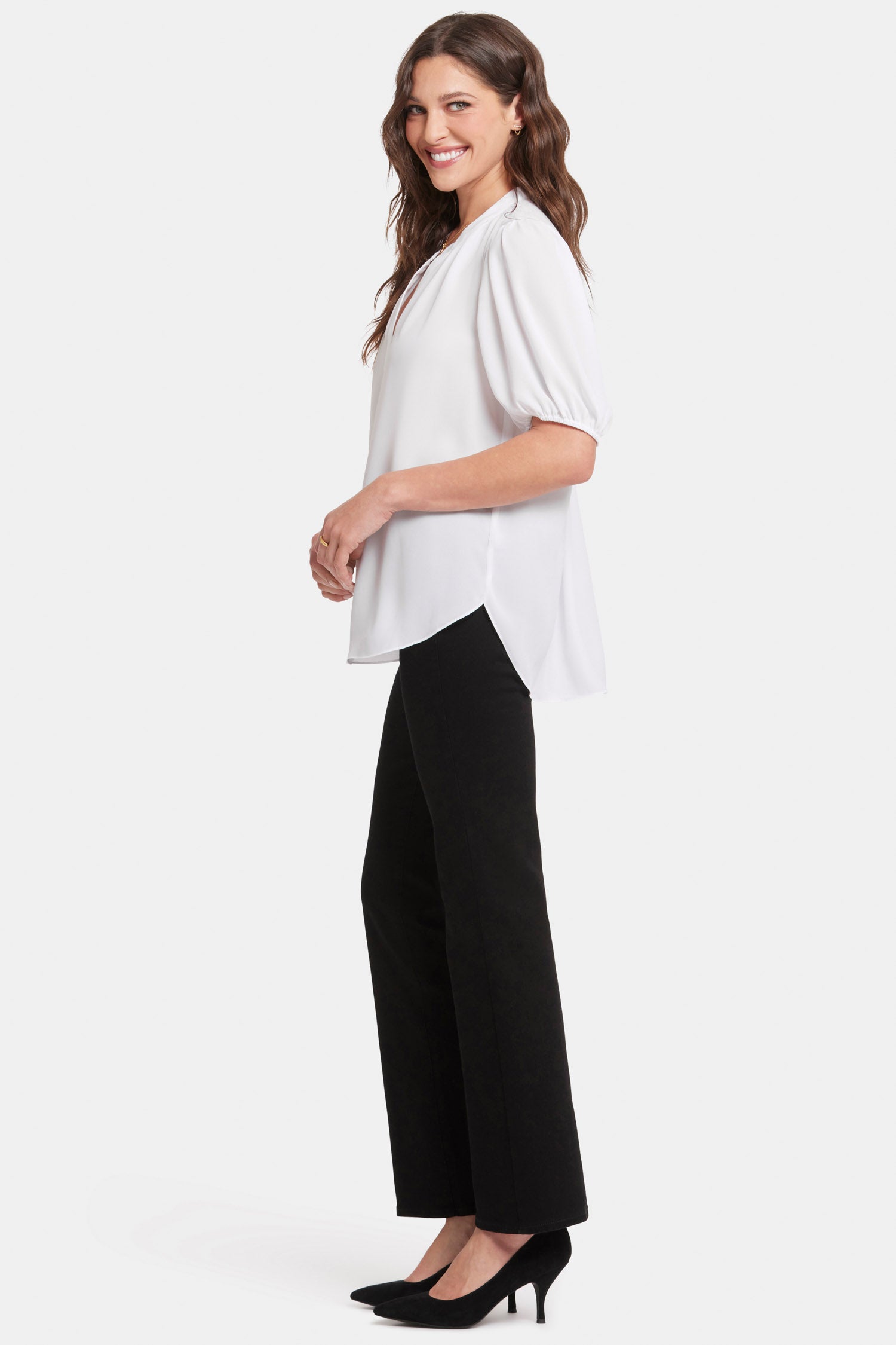 The Keepsake Popover Top - White