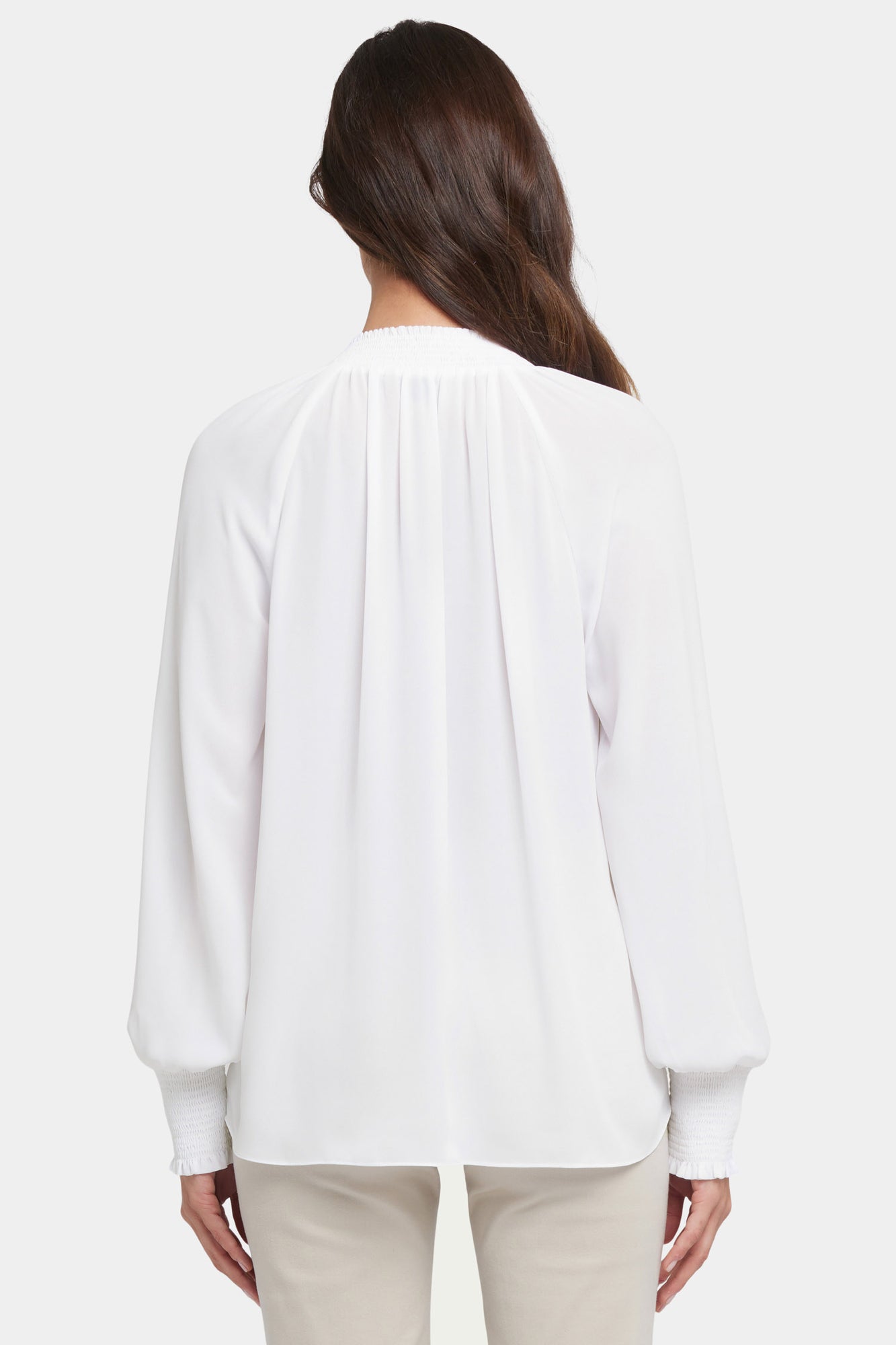 NYDJ Gemma Blouse - Optic White