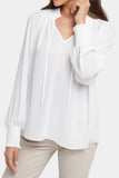 NYDJ Gemma Blouse - Optic White