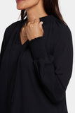 NYDJ Gemma Blouse - Black