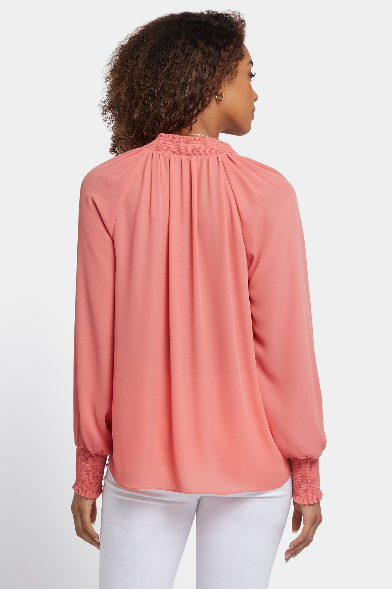NYDJ Gemma Blouse - Coral Haze