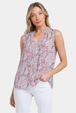 NYDJ Sleeveless Gemma Blouse - Calanda