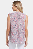 NYDJ Sleeveless Gemma Blouse - Calanda