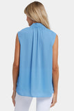NYDJ Sleeveless Gemma Blouse - Pacific Coast