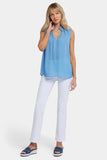 NYDJ Sleeveless Gemma Blouse - Pacific Coast