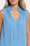 NYDJ Sleeveless Gemma Blouse - Pacific Coast