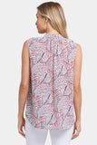 NYDJ Sleeveless Gemma Blouse - Calanda