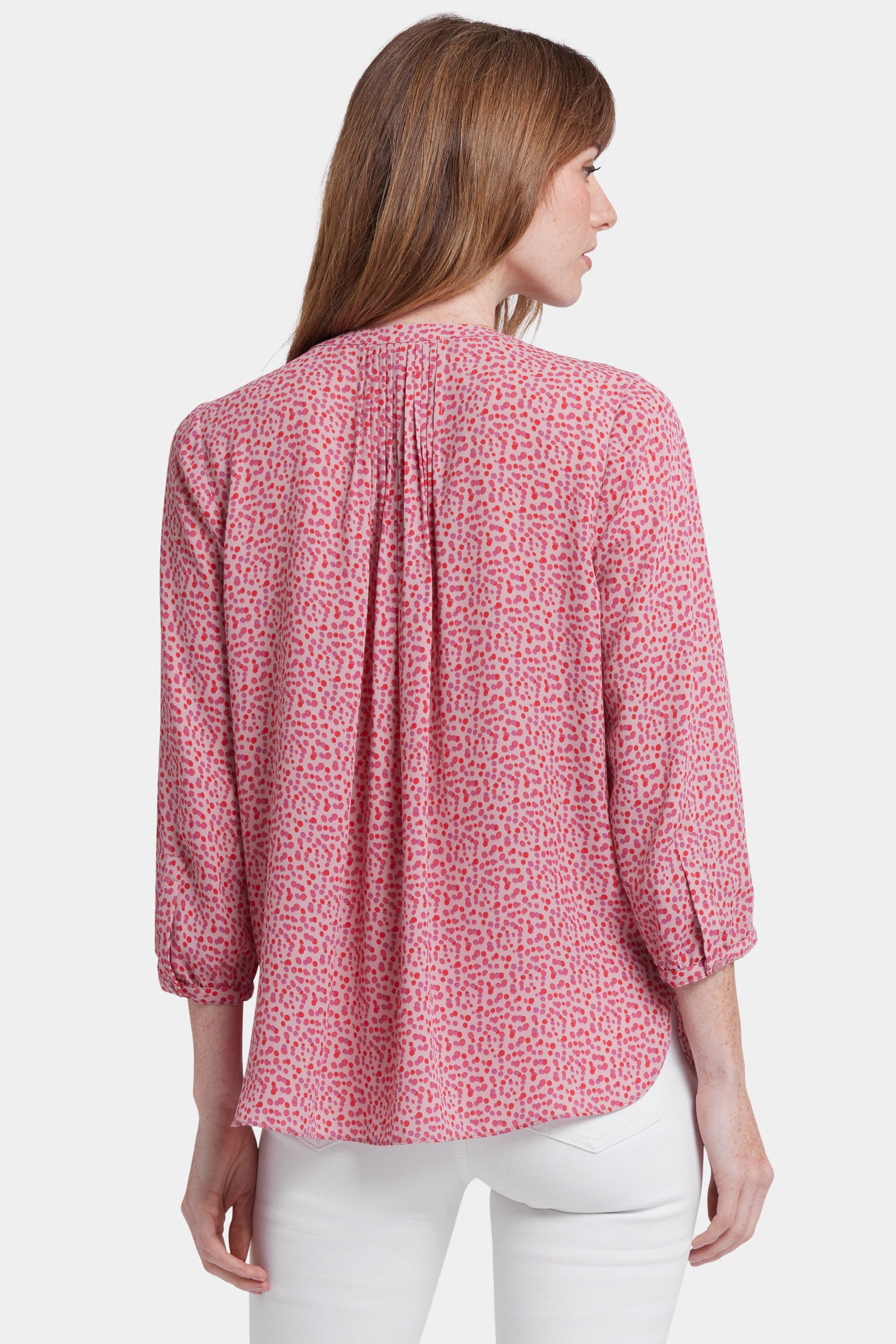 Pintuck Blouse - Pamplona Pink | NYDJ