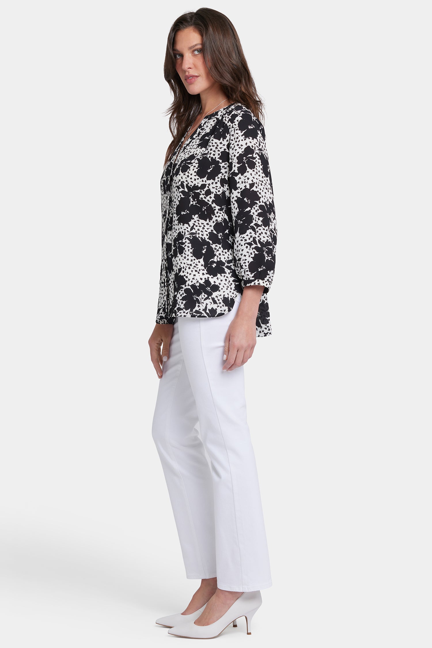 Pintuck Blouse - Lauroeta Multi | NYDJ