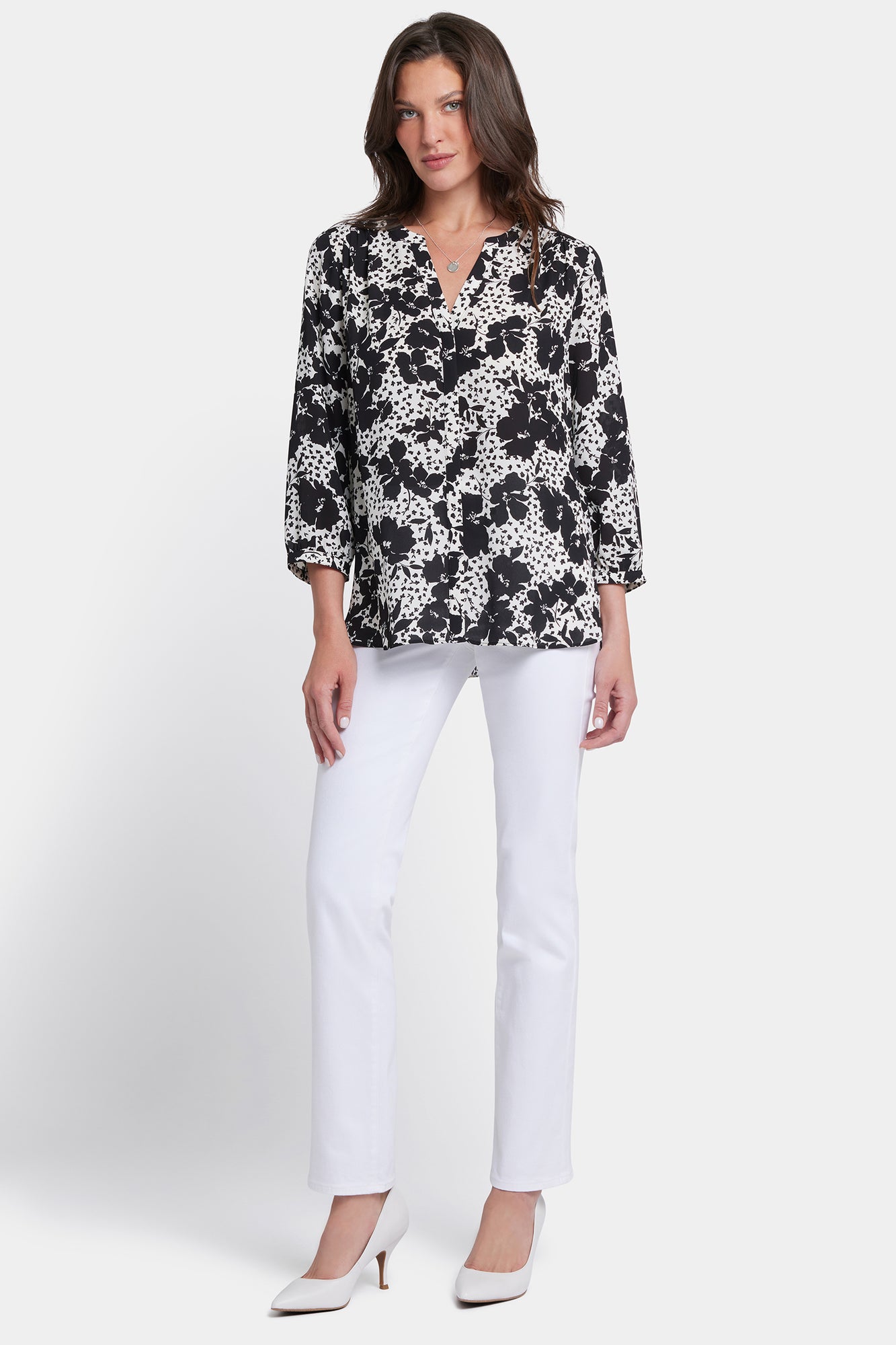 NYDJ Pintuck Blouse - Lauroeta