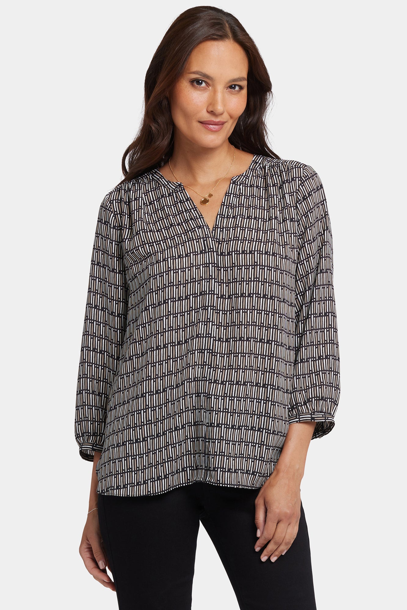 NYDJ Pintuck Blouse - Arrieta