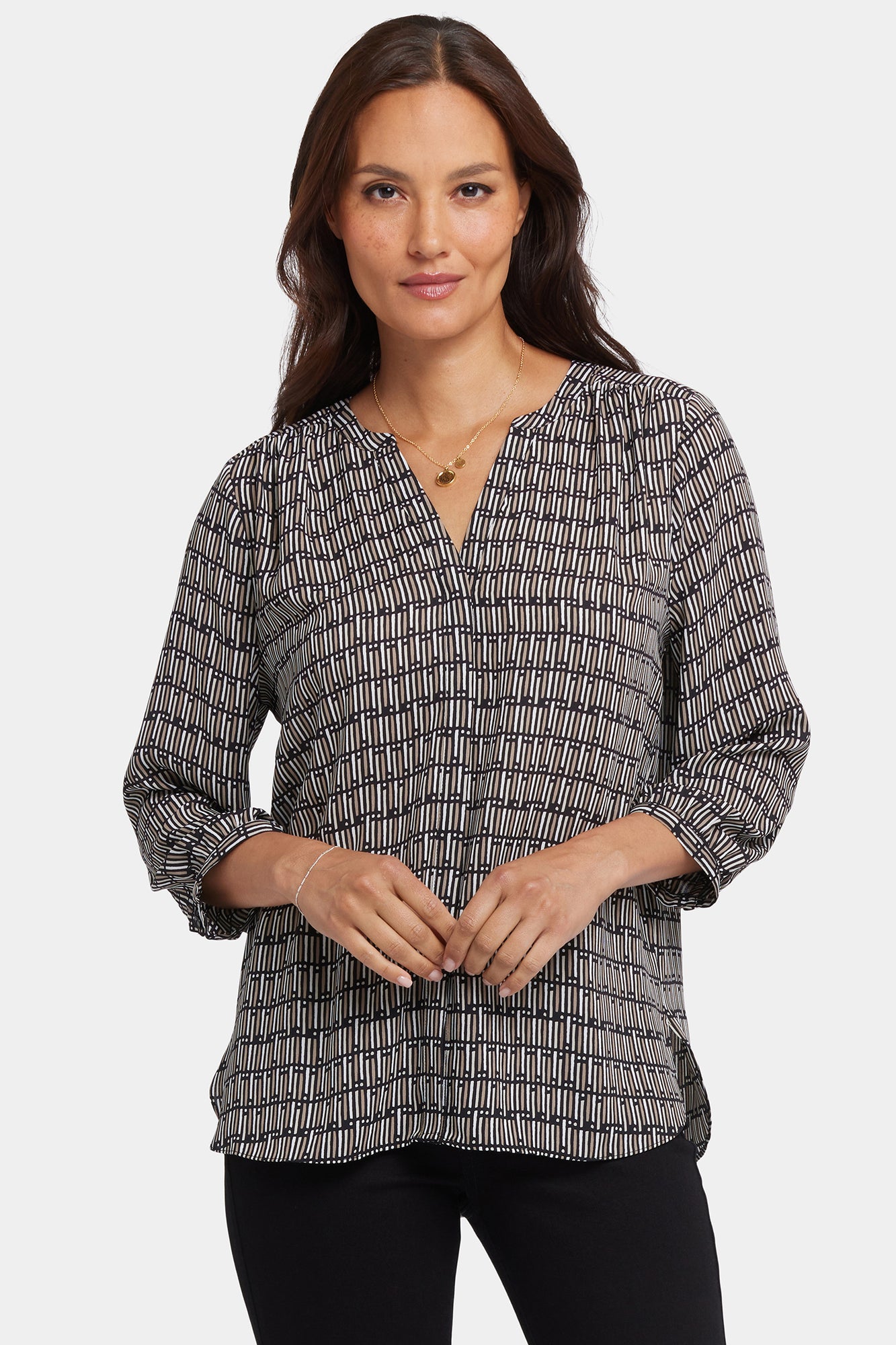 NYDJ Pintuck Blouse - Arrieta