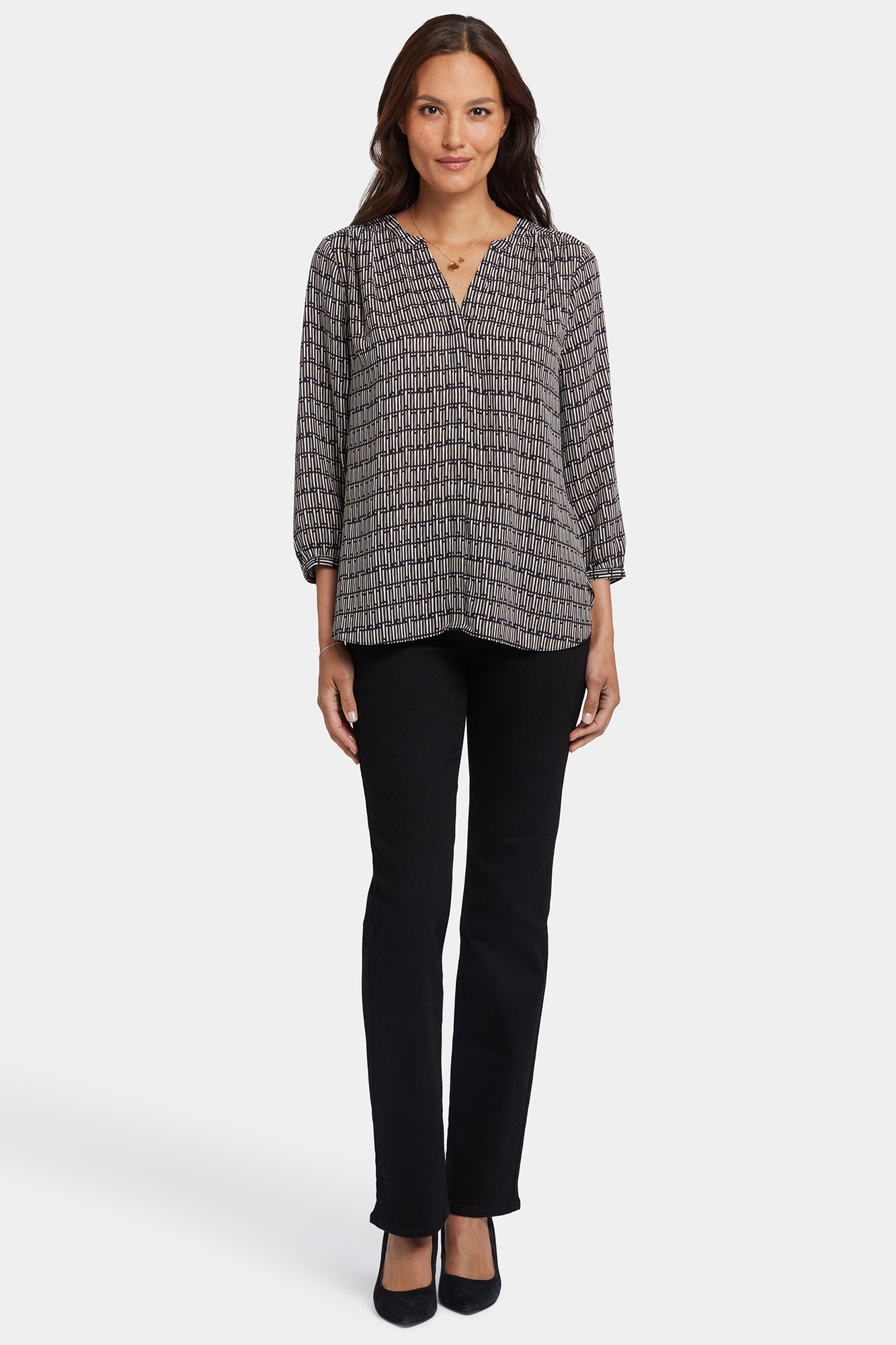 NYDJ Pintuck Blouse - Arrieta
