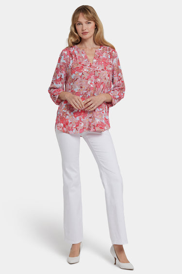 NYDJ Pintuck Blouse - Luciana