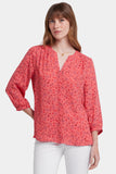 NYDJ Pintuck Blouse - Fernanda Flores