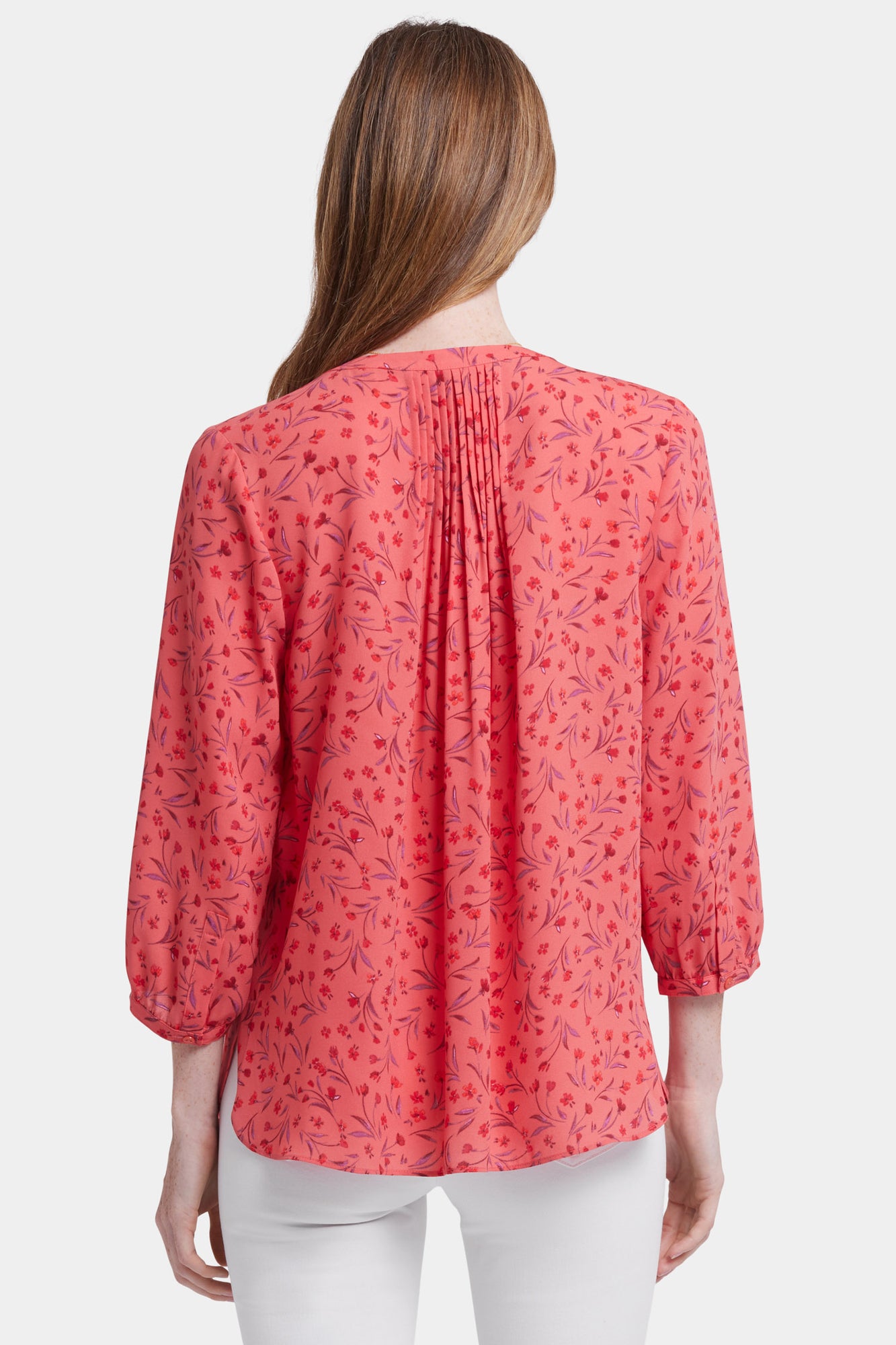 NYDJ Pintuck Blouse - Fernanda Flores