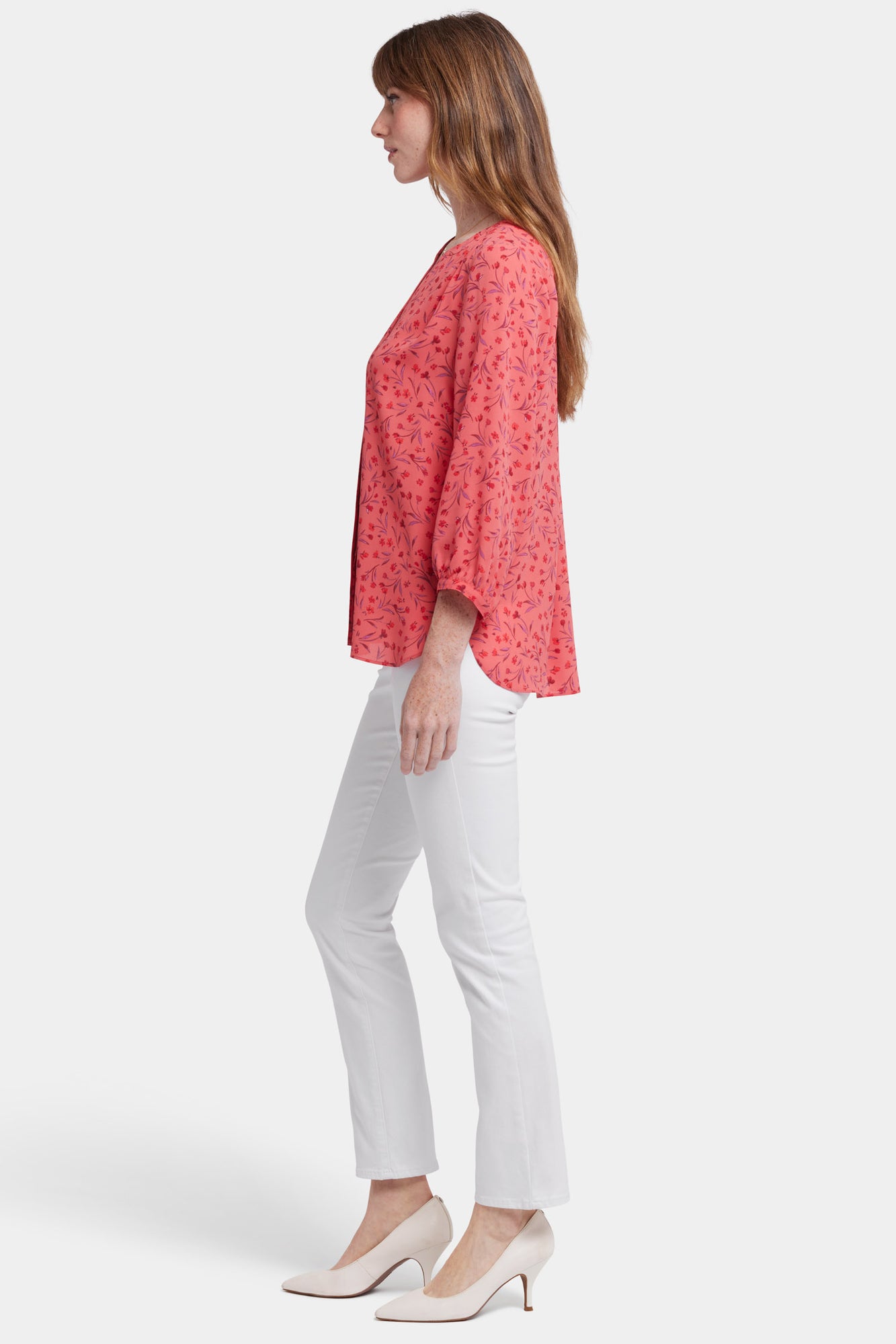 NYDJ Pintuck Blouse - Fernanda Flores