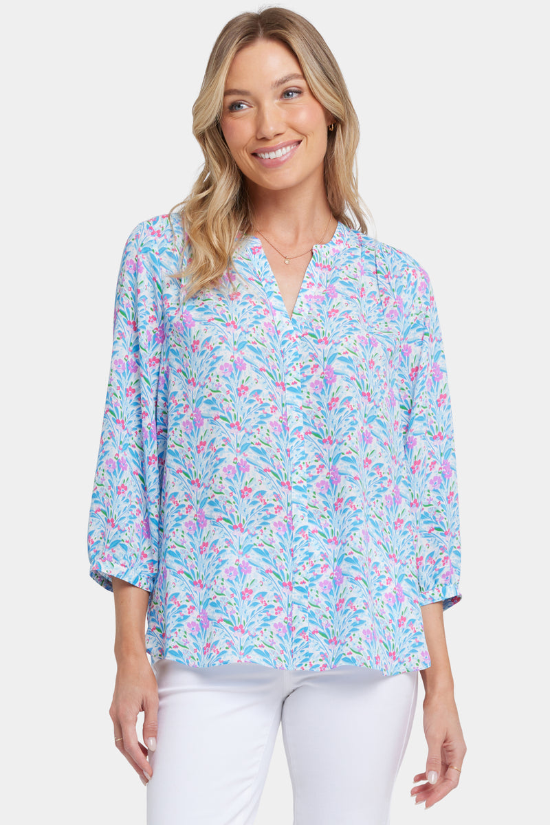 NYDJ Pintuck Blouse - Serafia
