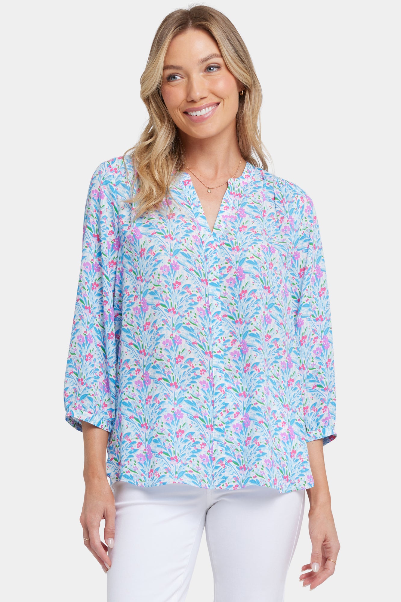 NYDJ Pintuck Blouse - Serafia