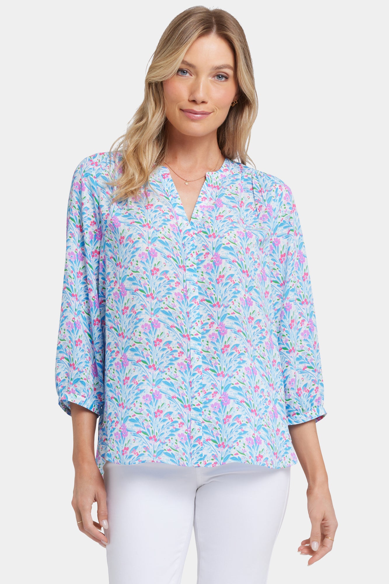 NYDJ Pintuck Blouse - Serafia