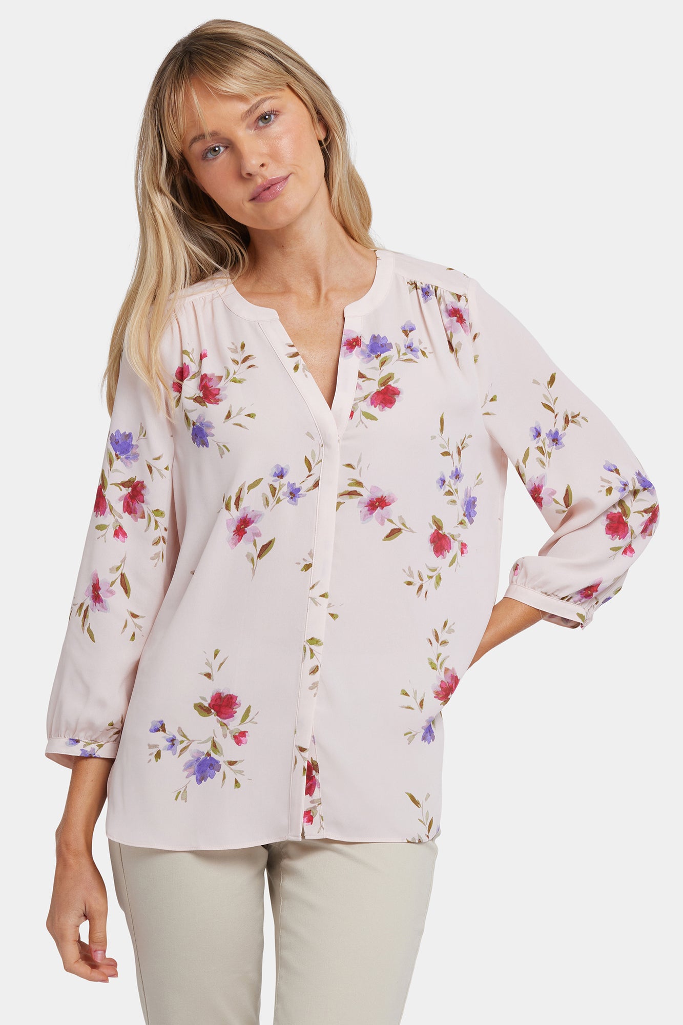 NYDJ Pintuck Blouse - Lleida