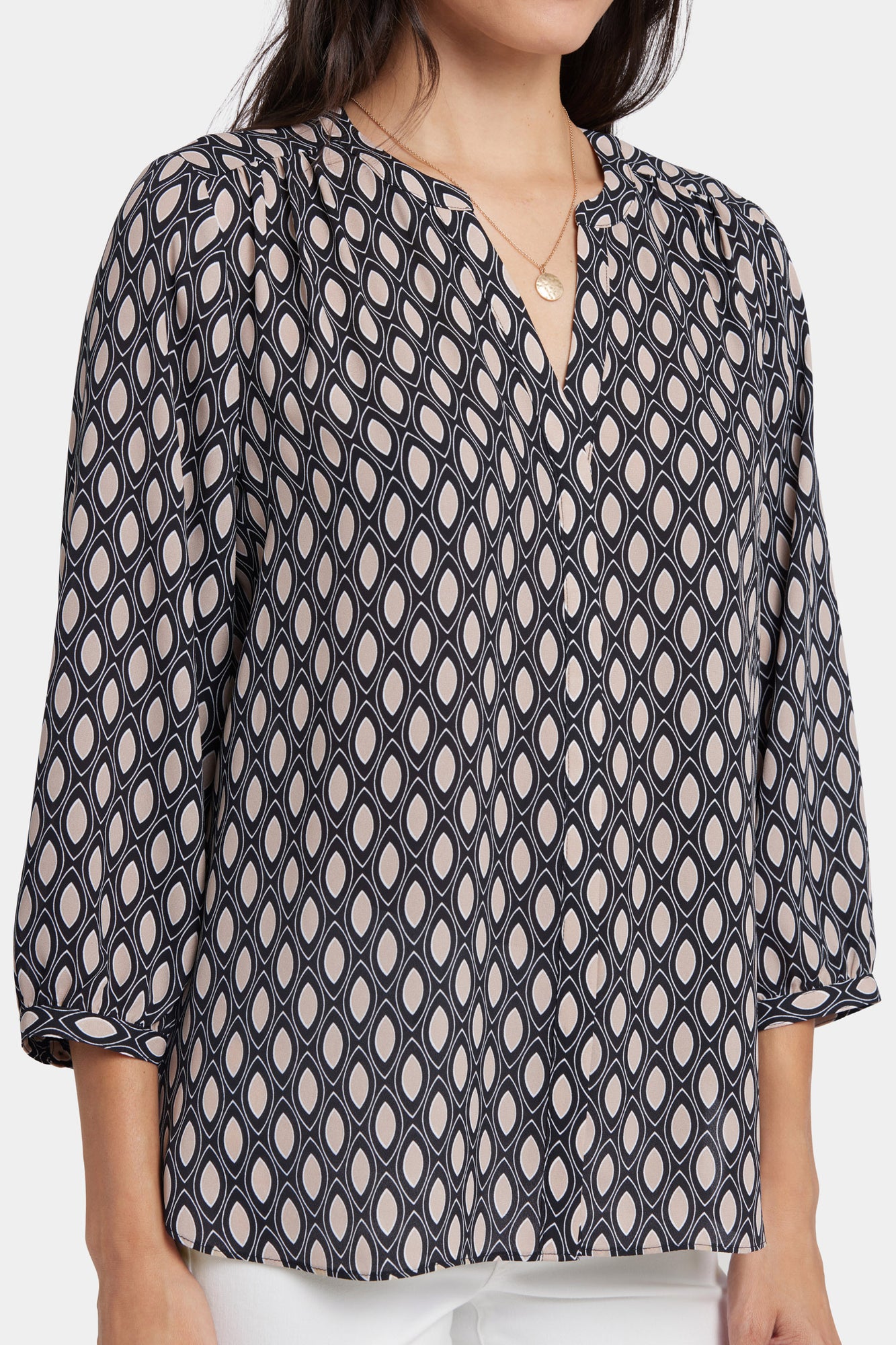 NYDJ Pintuck Blouse - Roca Lissa