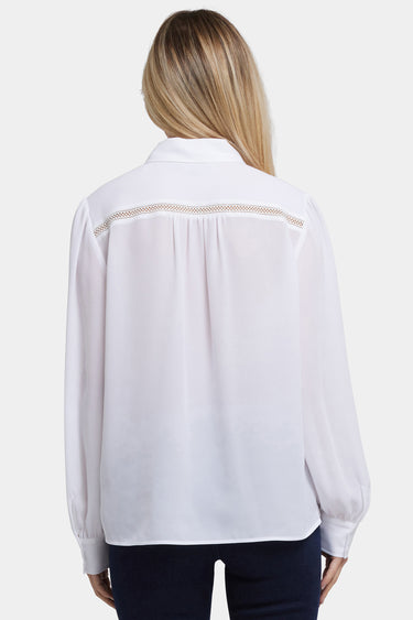 NYDJ Tiffany Blouse - Optic White