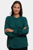 NYDJ Janie Blouse - Pine Forest