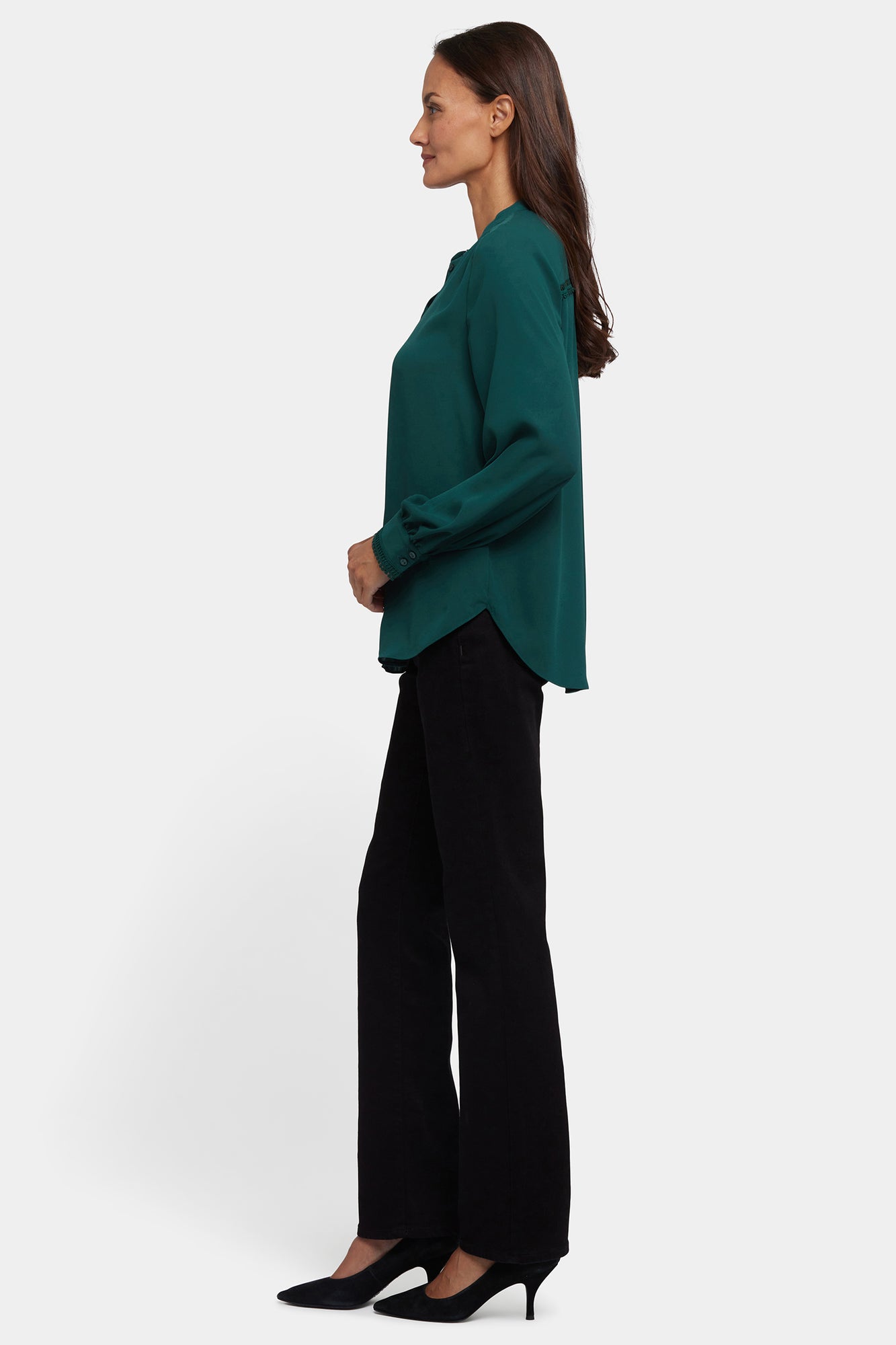 NYDJ Janie Blouse - Pine Forest