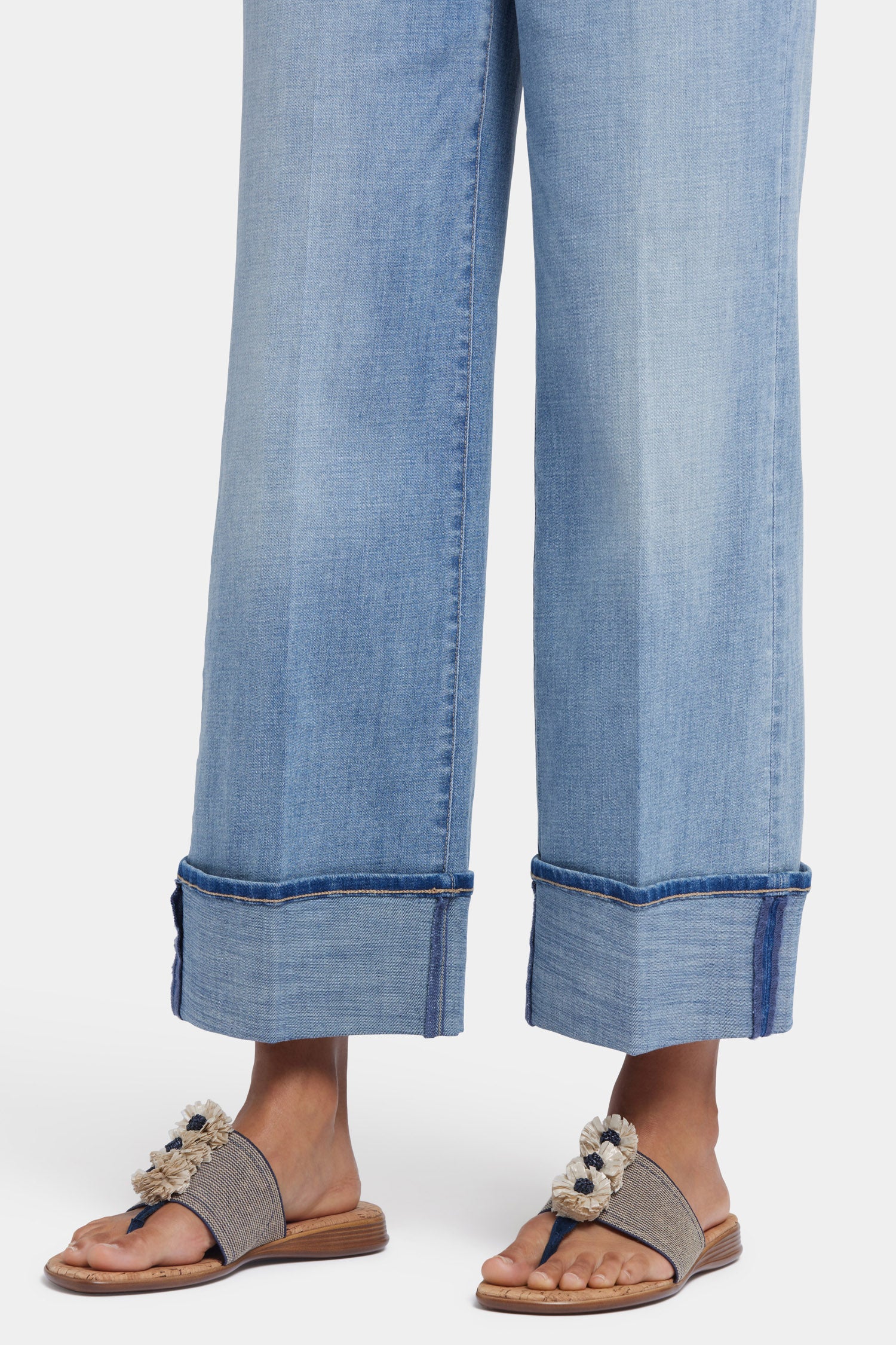 Teresa Wide Leg Jeans With High Rise, 28
