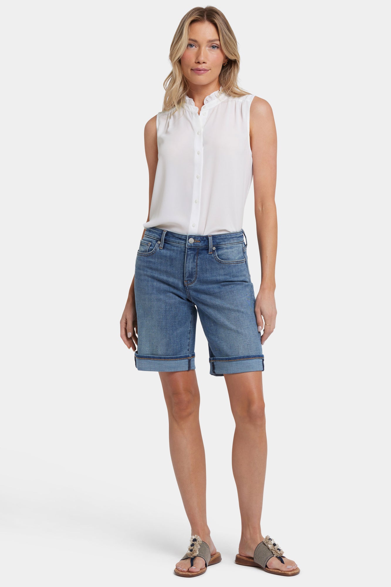 NYDJ Lilly Denim Shorts With 2