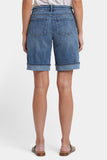 NYDJ Lilly Denim Shorts With 2" Cuffs - Majorca Bay