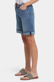 NYDJ Lilly Denim Shorts With 2" Cuffs - Majorca Bay