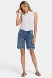 NYDJ Lilly Denim Shorts With 2" Cuffs - Majorca Bay