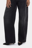 NYDJ Renee Baggy Wide Leg Jeans With Roll Cuffs - Murcia Peaks
