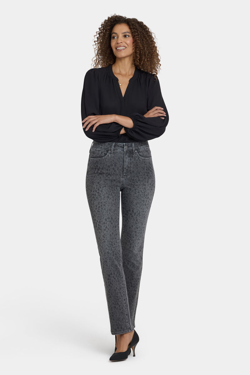 NYDJ Marilyn Straight Jeans With High Rise And 31