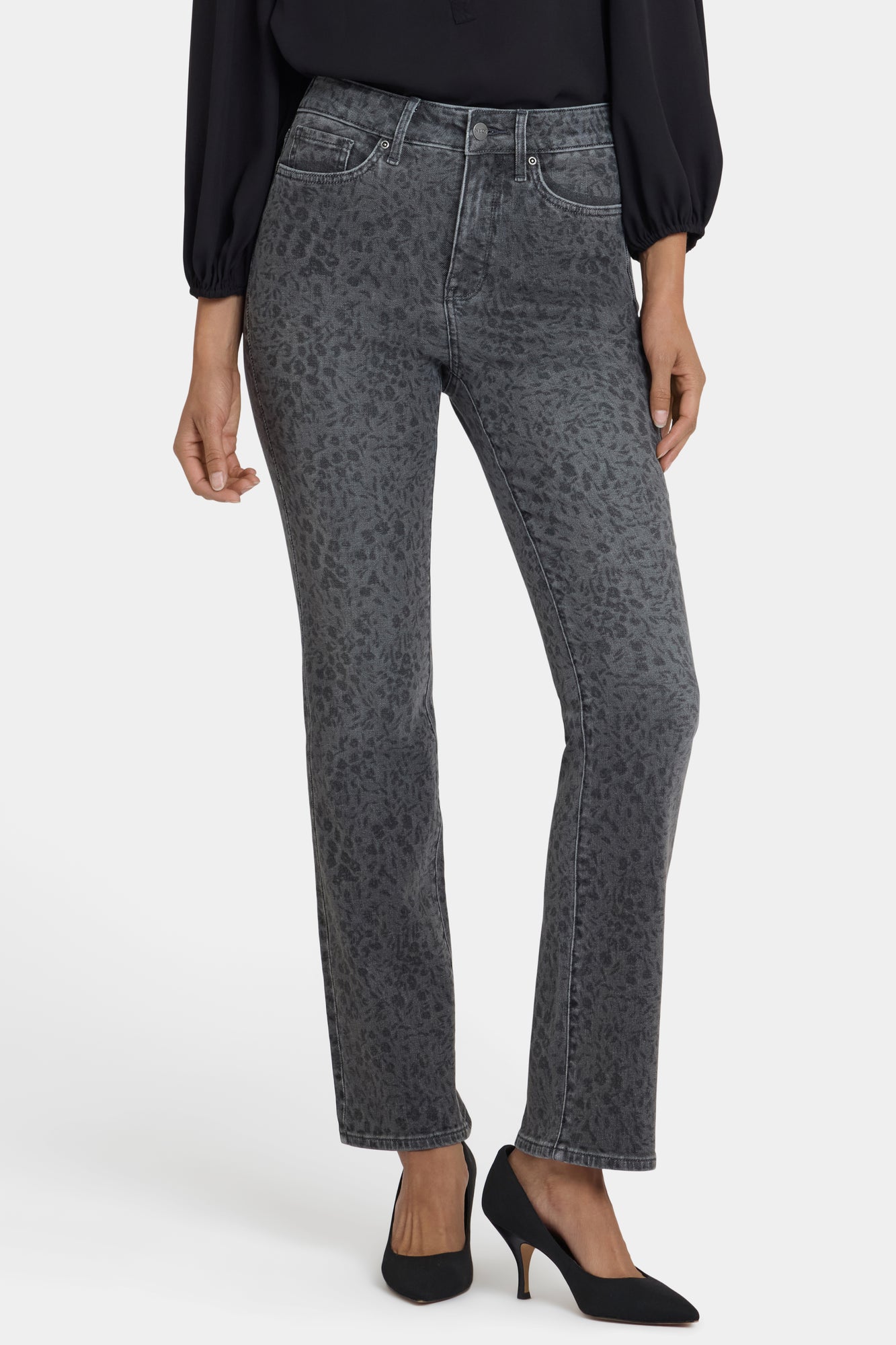 NYDJ Marilyn Straight Jeans With High Rise And 31
