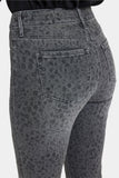 NYDJ Marilyn Straight Jeans With High Rise And 31" Inseam - Grey Daniela Ditsy