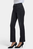 NYDJ Marilyn Straight Jeans With High Rise And 31" Inseam - Paris Lights