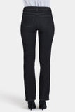 NYDJ Marilyn Straight Jeans With High Rise, Utility Welt Pockets And 31" Inseam - French Nightfall