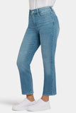NYDJ Marilyn Straight Ankle Jeans With High Rise - Avenue Blue