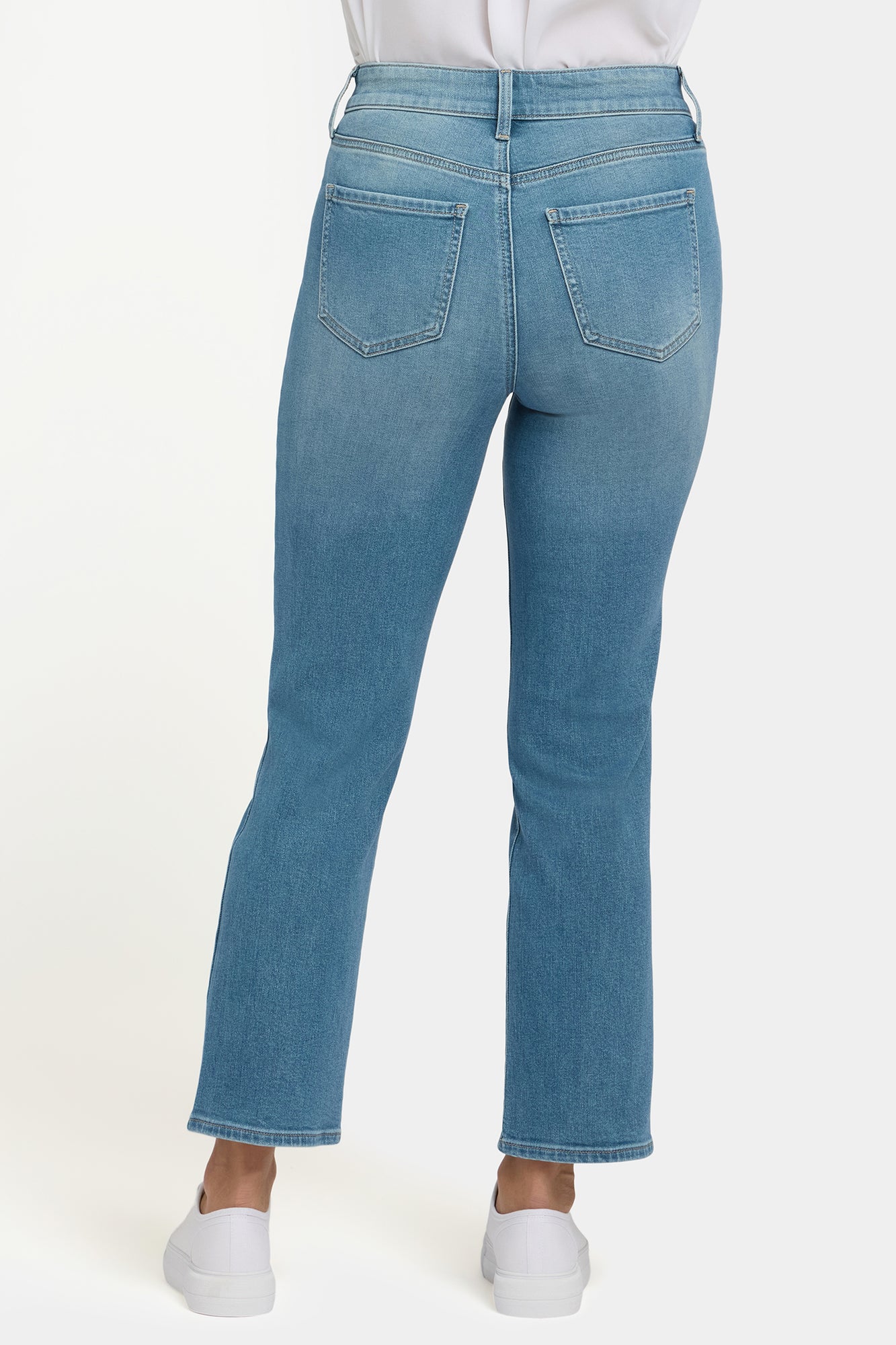 NYDJ Marilyn Straight Ankle Jeans With High Rise - Avenue Blue
