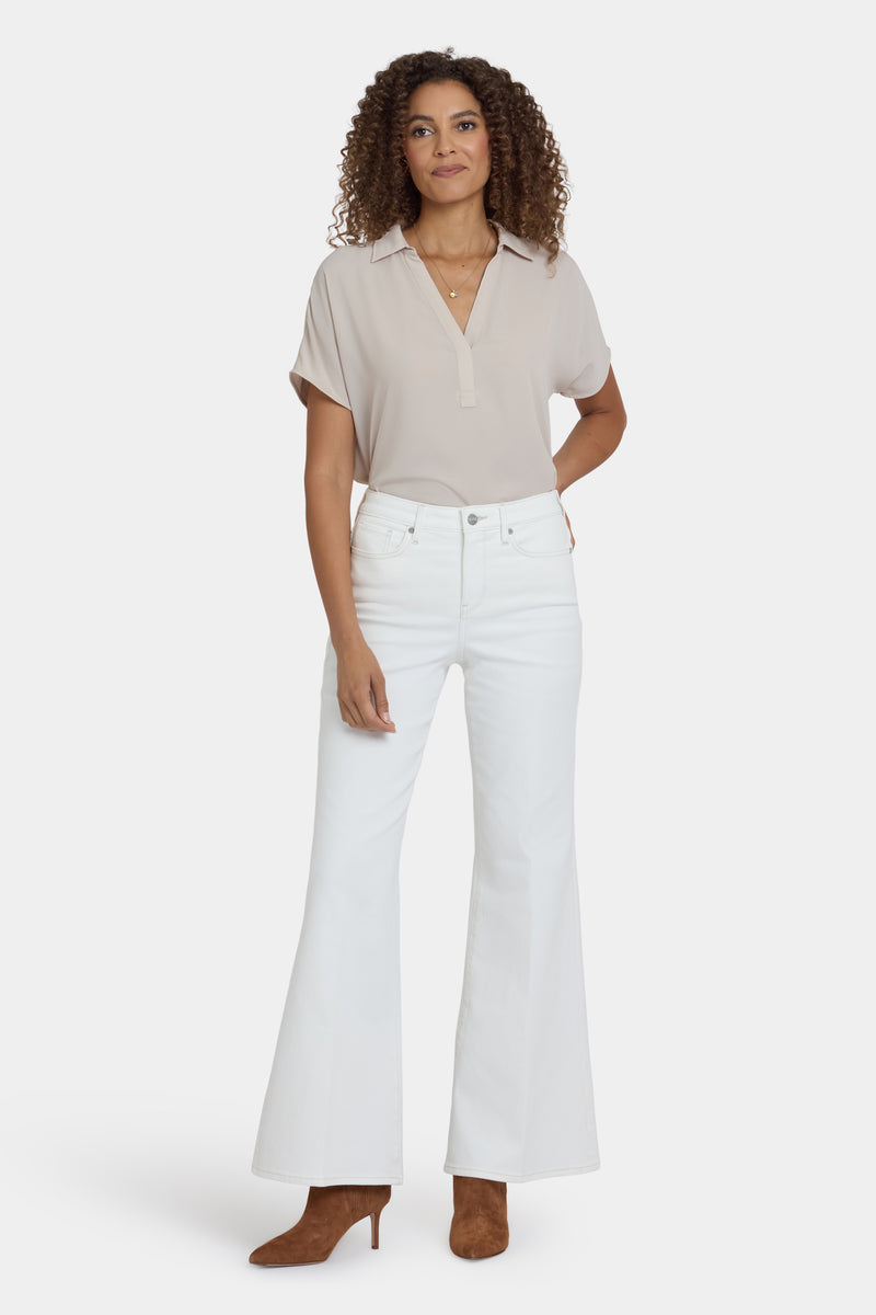 NYDJ Mia Palazzo Jean With High Rise - Winter White