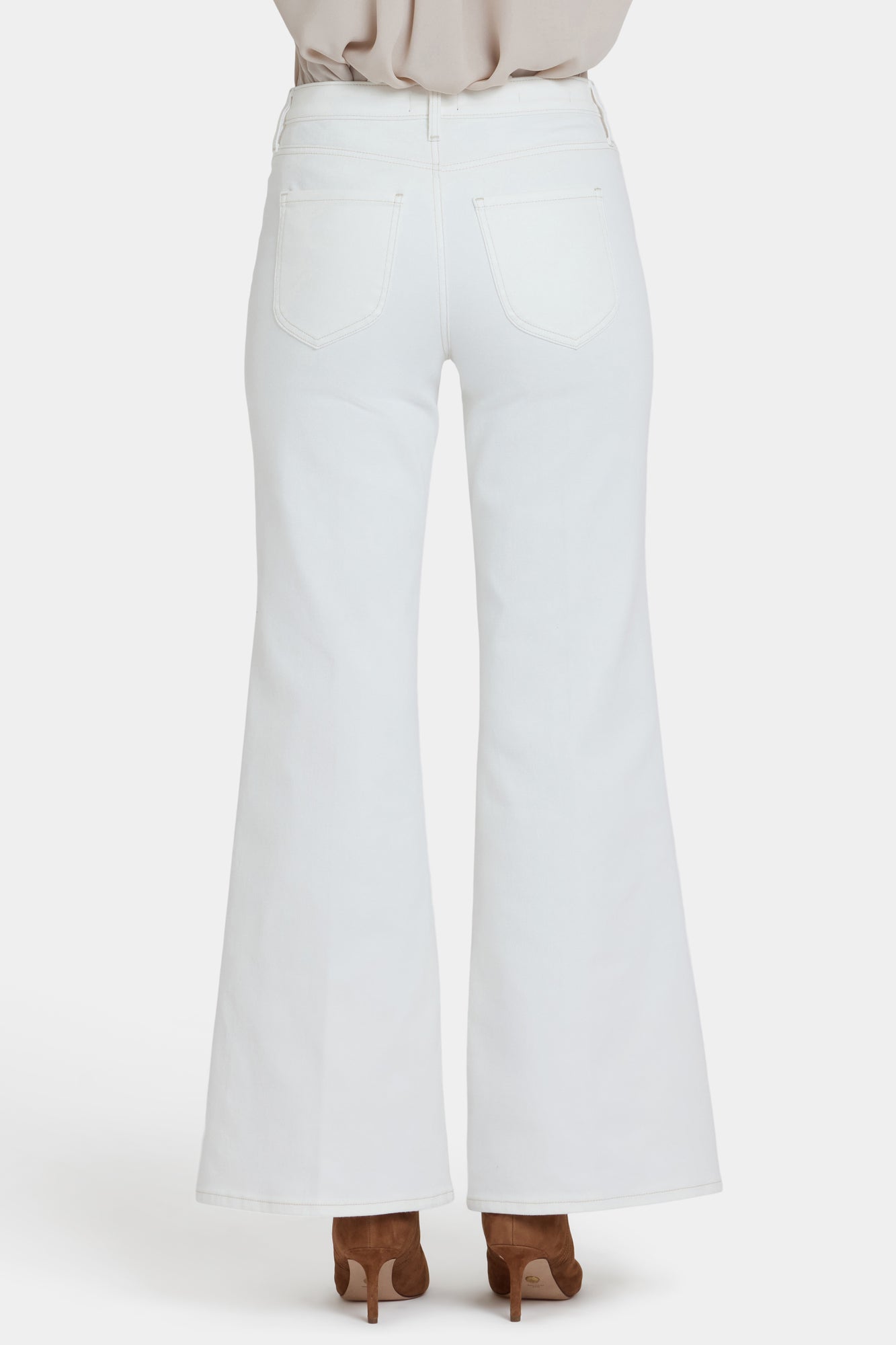 NYDJ Mia Palazzo Jean With High Rise - Winter White