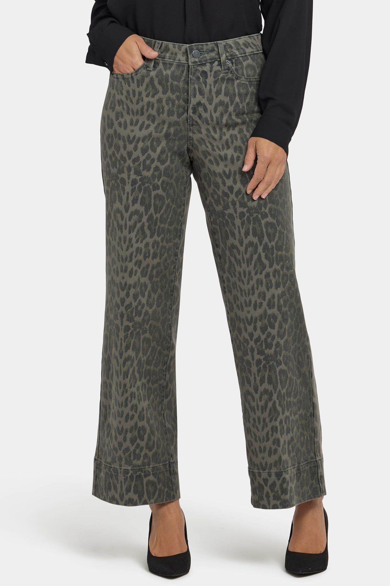 NYDJ Teresa Wide Leg Ankle Jeans With 3