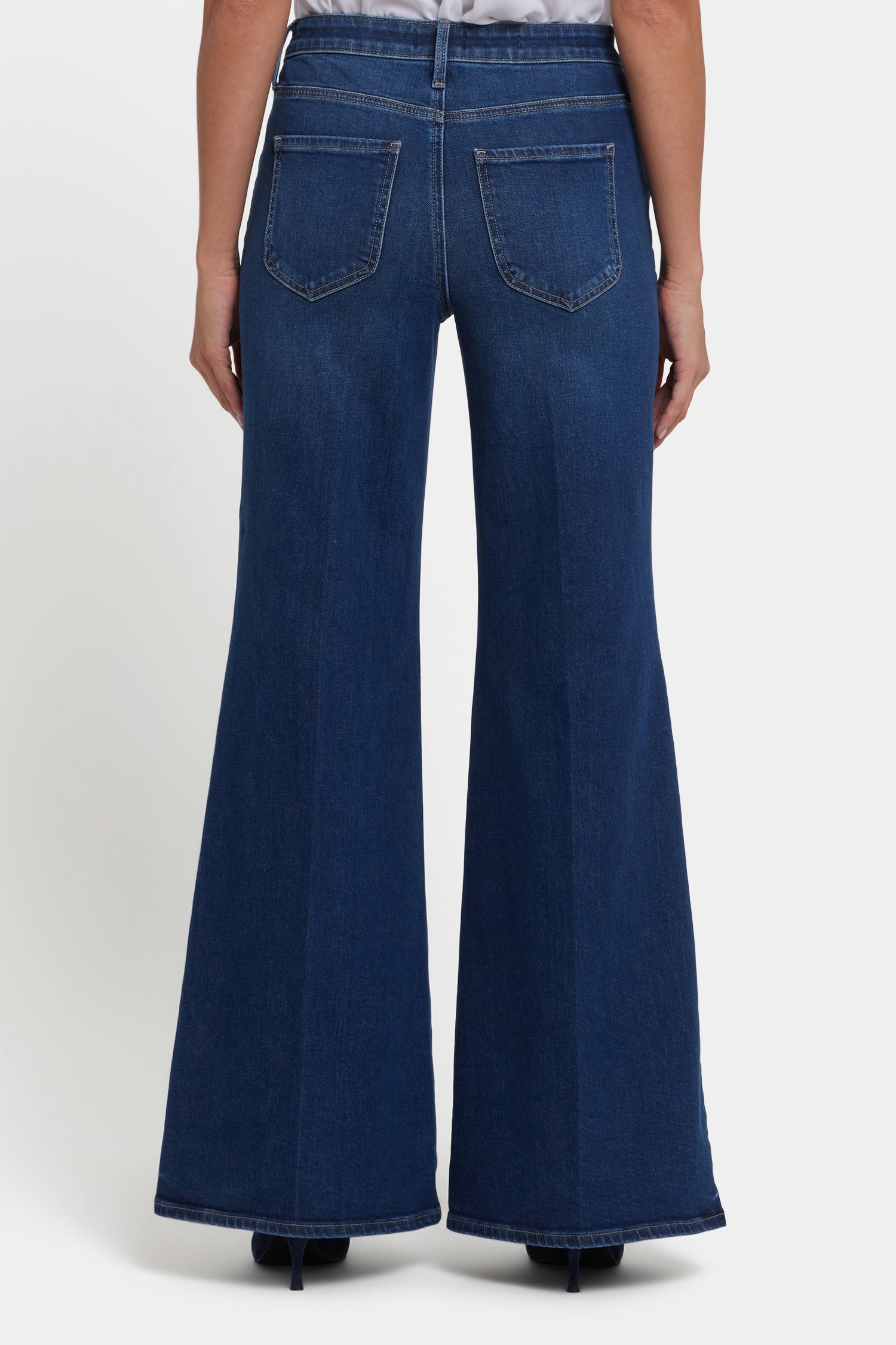 Mia Palazzo Jeans With High Rise - Vintage Lapis Blue | NYDJ
